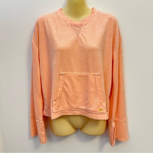 C&C California Orange Terrycloth Pullover Coverup size S - Picture 1 of 5